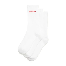 Sokken Wilson Crew Logo Sock 3 Pack Bright White