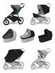 Sportieve kinderwagen Thule Urban Glide 3 Mid blue + Bassinet Black SET 7in1