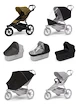 Sportieve kinderwagen Thule Urban Glide 3 Nutria green + Bassinet Black SET 7in1