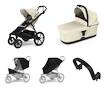 Stadswandelwagen Thule Urban Glide 4-wheel Soft beige + Bassinet Soft beige SET 5in1