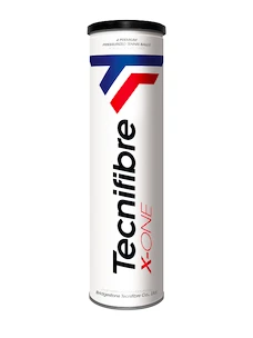 Tennisballen Tecnifibre  X-One Bipack (2x4 Pack)