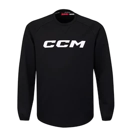 Trui voor kinderen CCM LOCKER ROOM FLEECE CREW Black