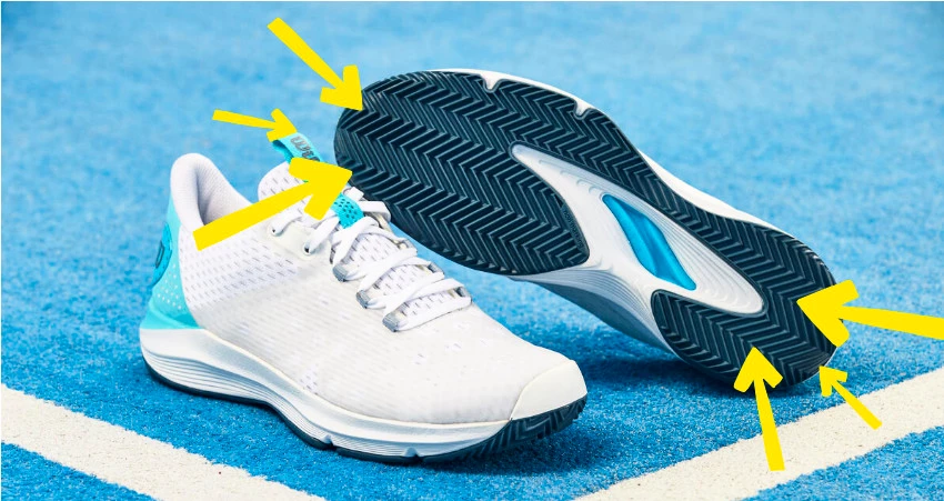 Padelschoenen – zand