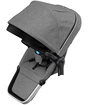 Zitje voor broer of zus Thule Sleek Sibling seat Aluminum/Gray Melange