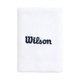 Zweetbandjes Wilson Wide Terry Wristbands Bright White